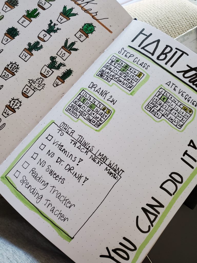 Bullet Journal Habit Tracker