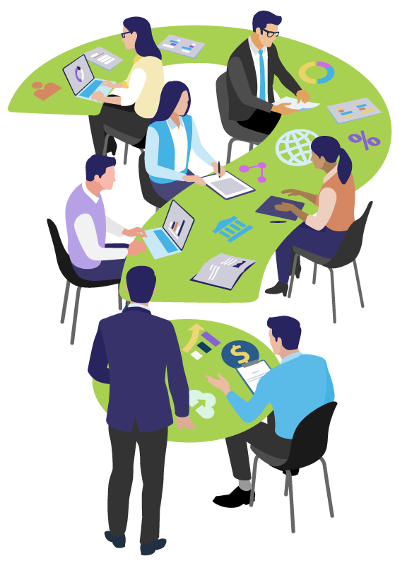 consulting at table graphic